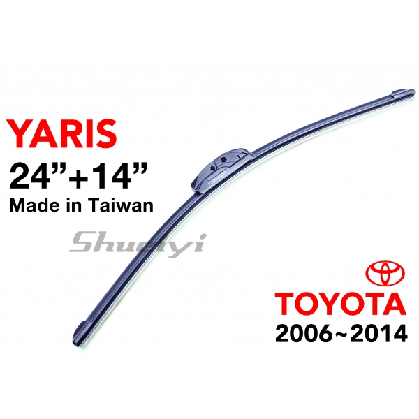 TOYOTA YARIS｜專用軟骨雨刷 2006~2014.08