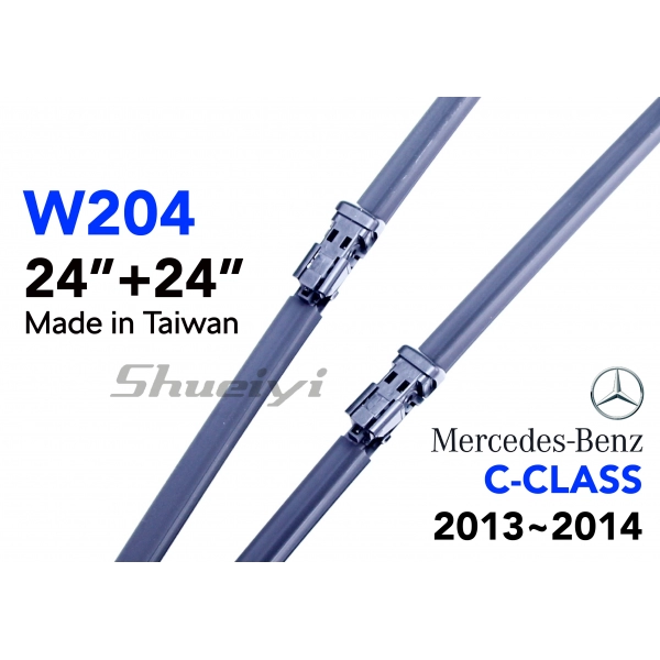 BENZ C-CLASS W204｜專用軟骨雨刷 2013.04~2014.06