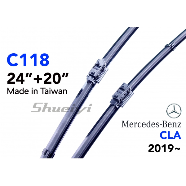 BENZ CLA C118．X118｜專用軟骨雨刷 2019.08~