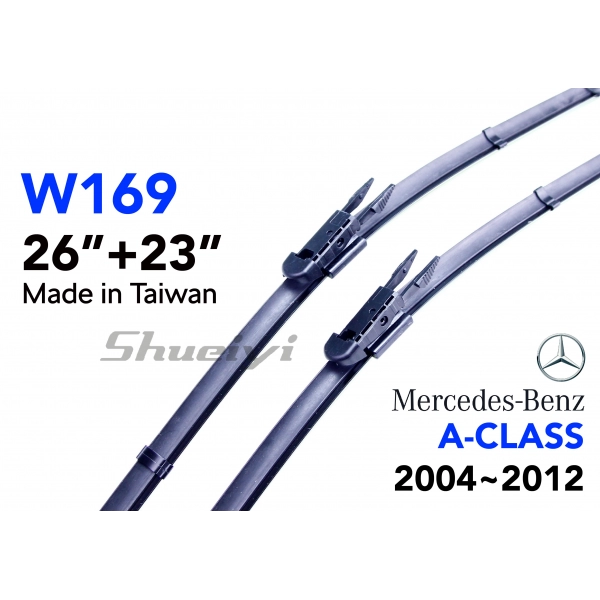 BENZ A-CLASS W169｜專用軟骨雨刷 2004~2012