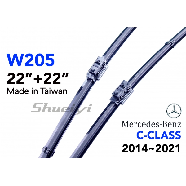 BENZ C-CLASS W205｜專用軟骨雨刷 2014.10~2021.08