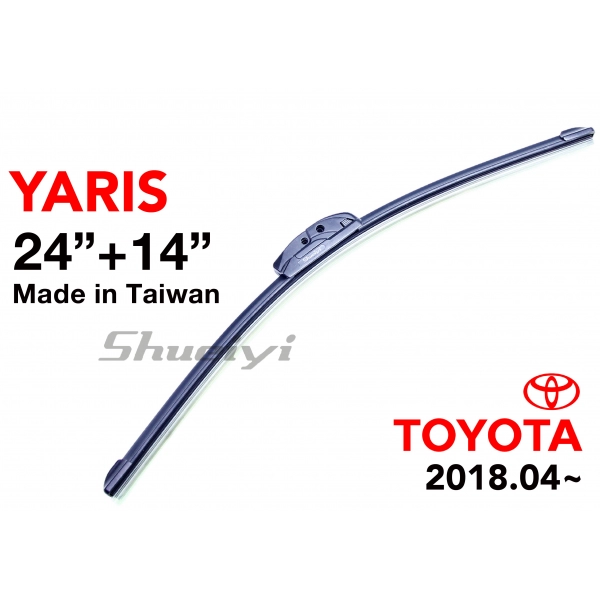 TOYOTA YARIS｜專用軟骨雨刷 2018.04~