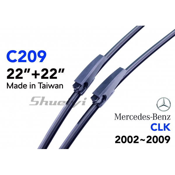 BENZ CLK C209｜專用軟骨雨刷 2000~2009