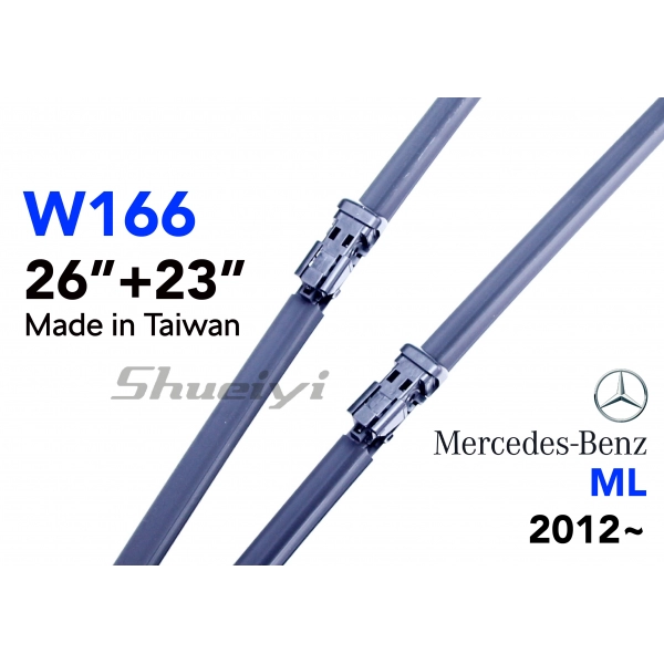 BENZ ML W166｜專用軟骨雨刷 2012.03~